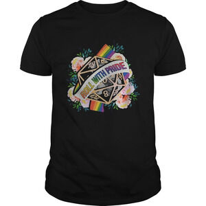 Lgbt Roll With Pride Flowers Shirt